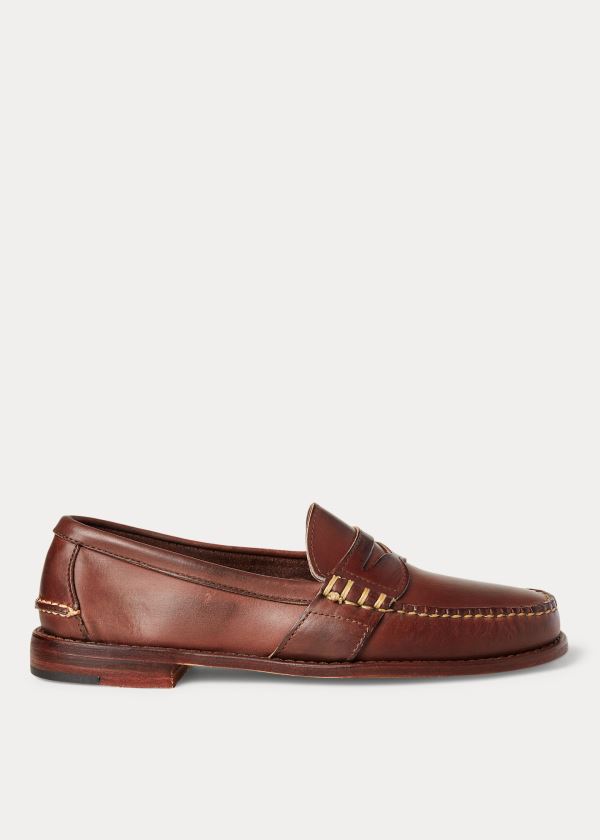 Polo Ralph Lauren Edric Læder Penny Loafers Herre Danmark (JTYBA0947)